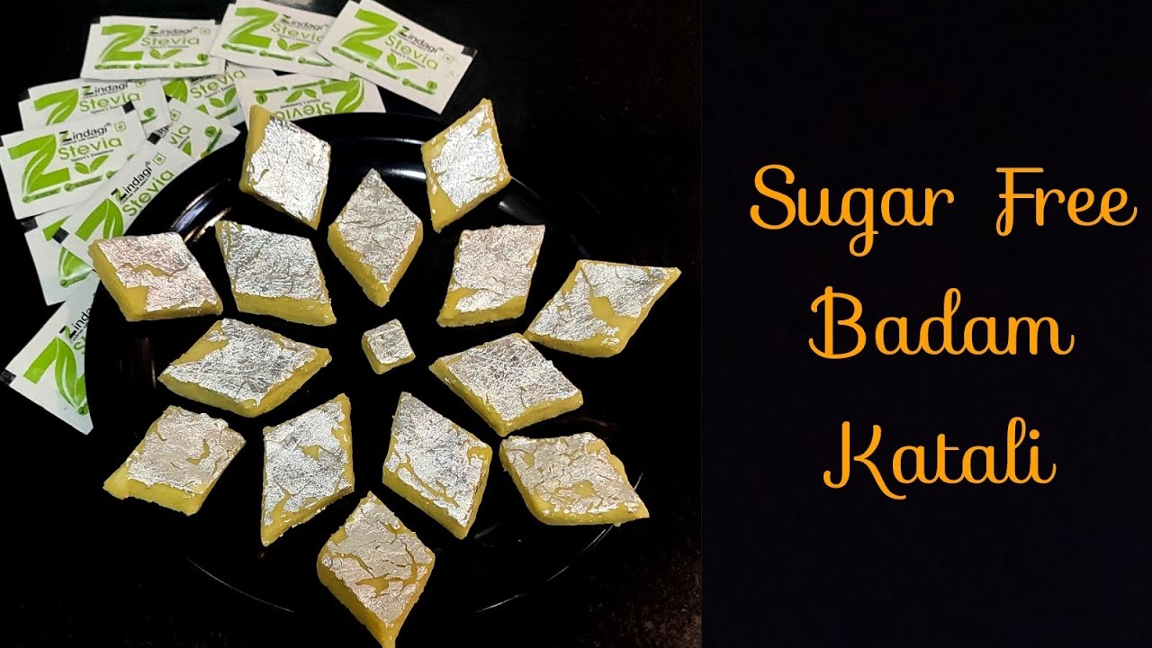 Sugar Free Badam Katali Badam Burfi guilt-free #sugarfree #diwali #festival #sweet #weightloss #love