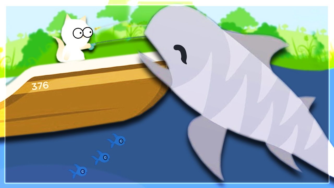 UN CHATON MANGE UN REQUIN | Cat Goes Fishing