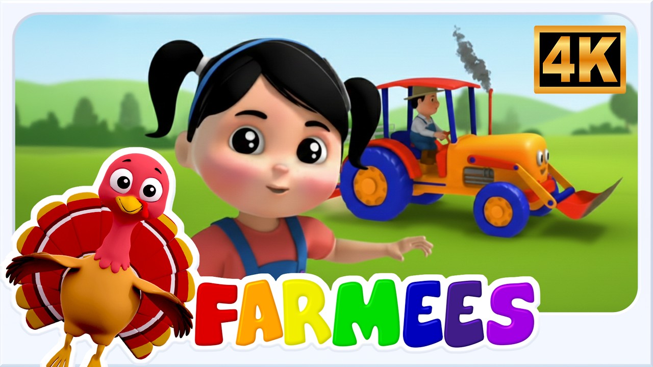 Las ruedas del tractor compilación de canciones infantiles en español