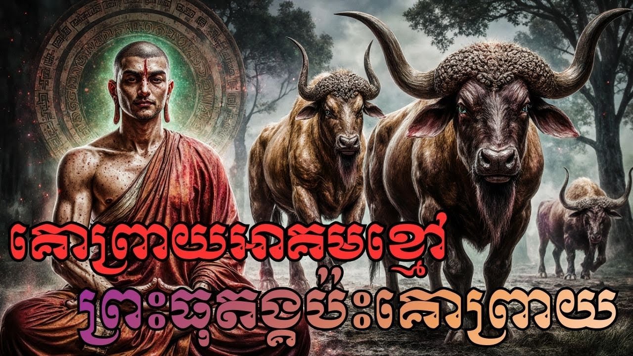 ព្រះសង្ឃធុតង្គ ប៉ះគោព្រាយខ្មៅ! គោលបាលអាគមខ្លាំង រន្ធត់ខ្លាំង រឿងពេញ.