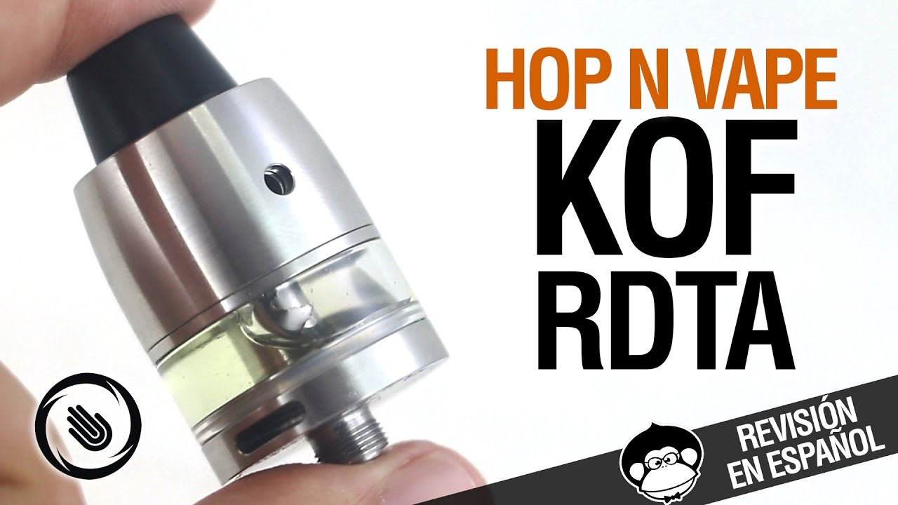 Hop n Vape KOF RDTA (king of flavor) / EL ATOMIZADOR BALA / revisi&oacute;n
