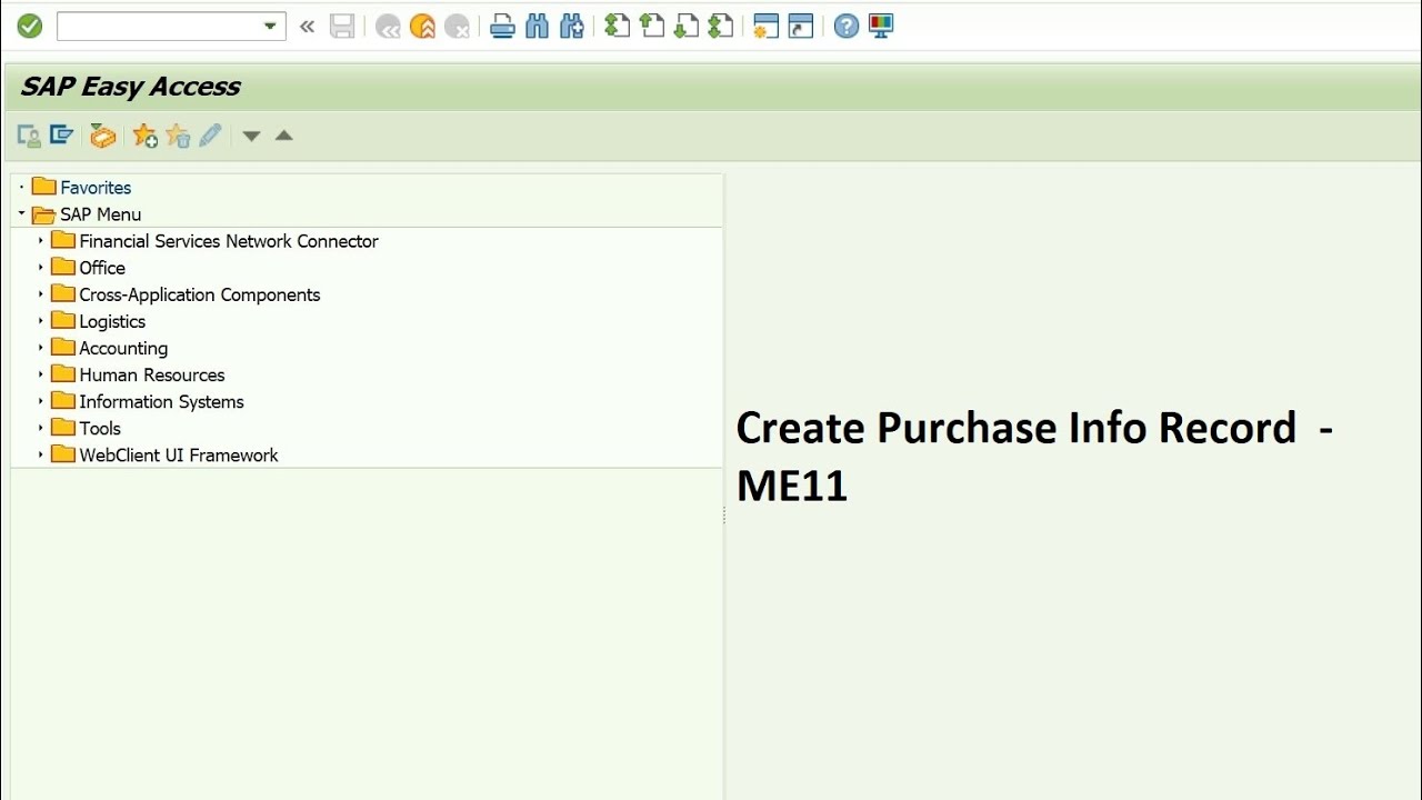 PIR #2 How to create purchase info record in SAP MM