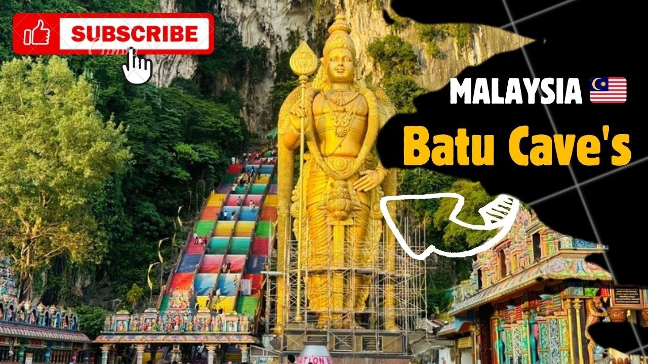 Malaysia Batu Caves Tour 2026 | Golden Murugan Statue & 272 Colorful Stairs Experience