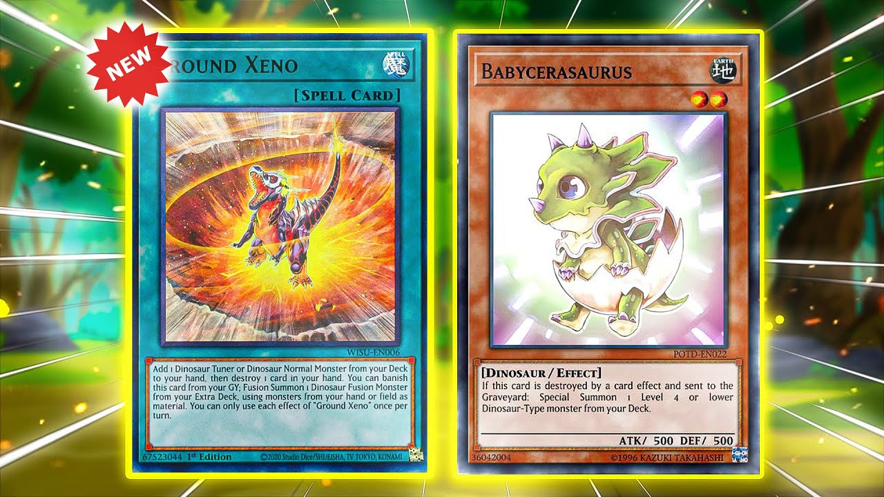 ONLY 2 CARDS! XENO DINO COMBOS 6+ INTERUPTIONS! - Insane New Dino COMBO GUIDE!
