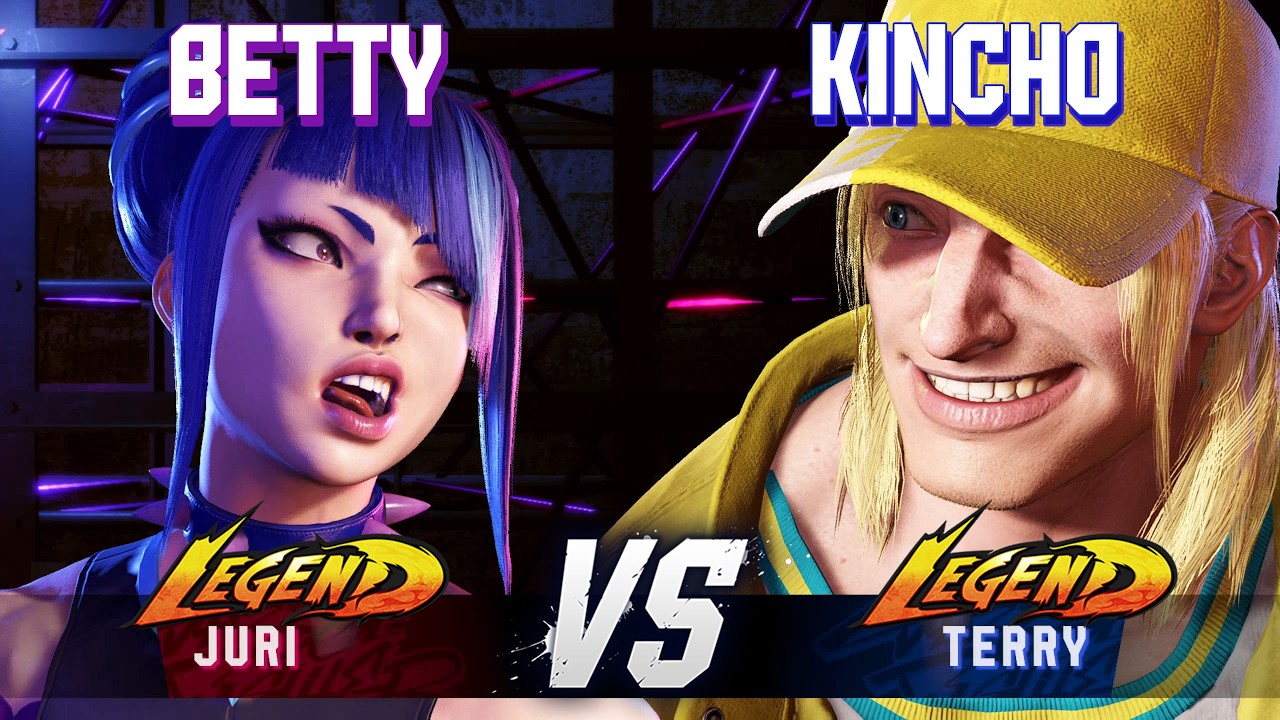 SF6 ▰ BETTY (Juri) vs KINCHO (Terry) ▰ High Level Gameplay