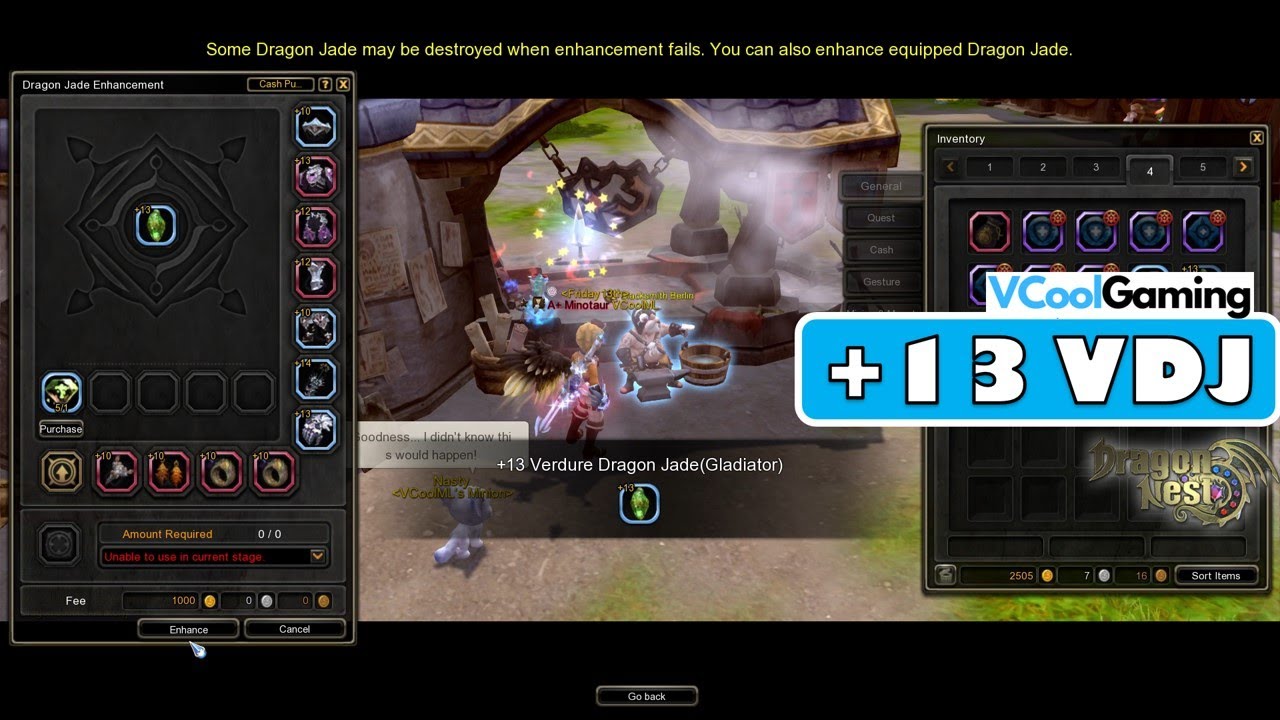 ✺◟( ͡&deg; ͜ʖ ͡&deg;)◞✺ +13 Verdure Dragon Jade (Gladiator) - Dragon Nest SEA