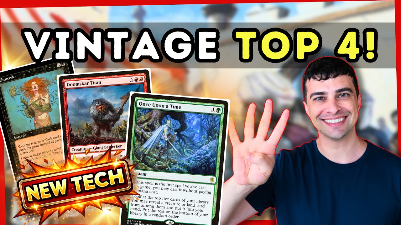 My New Vintage Deck Top 4&rsquo;d a Vintage Challenge! Full Tournament Breakdown