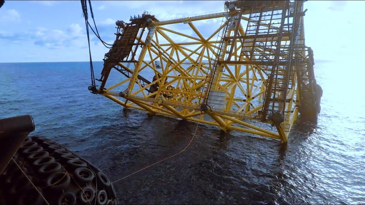 Johan Sverdrup Drilling platform jacket launch – Spring 2018