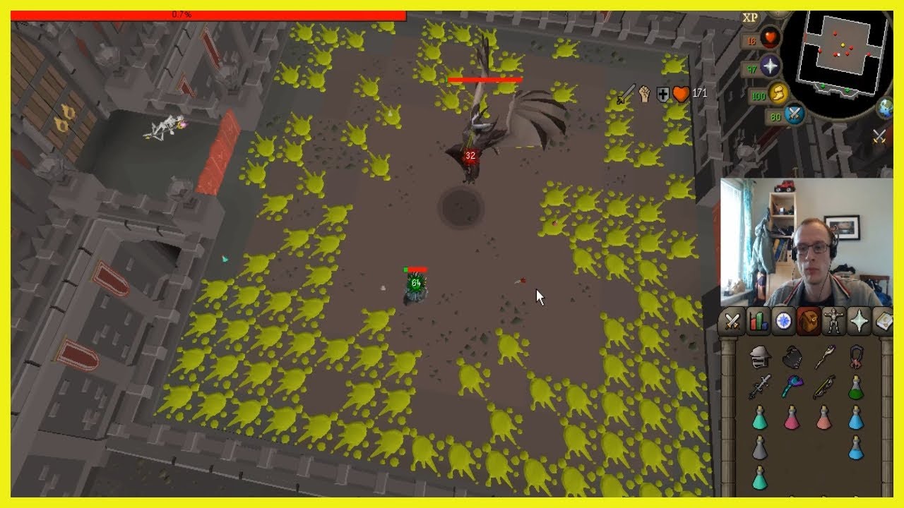 Woox Displaying his Perfect Tick Eating