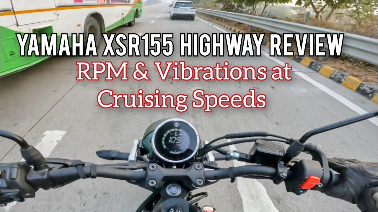 Yamaha XSR155 Highway Review | RPM & Vibrations at Cruising Speeds