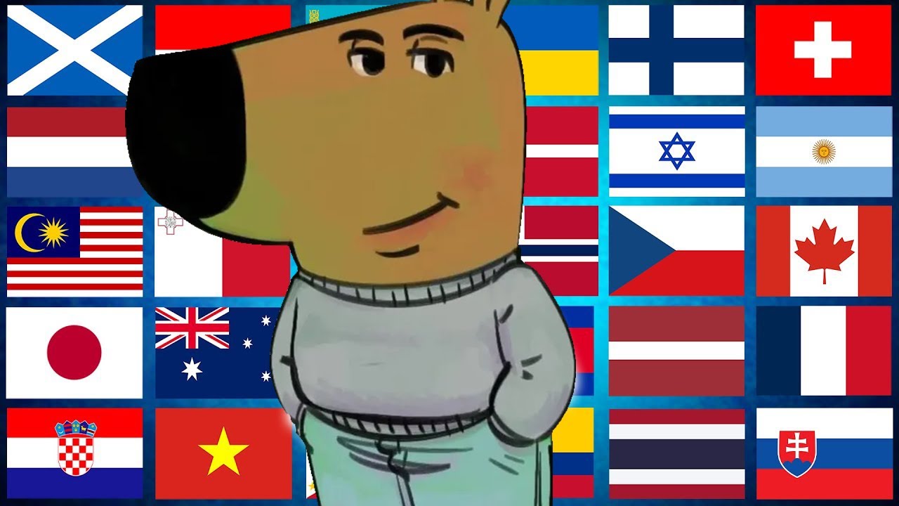 Chill Guy in 70 Languages Meme