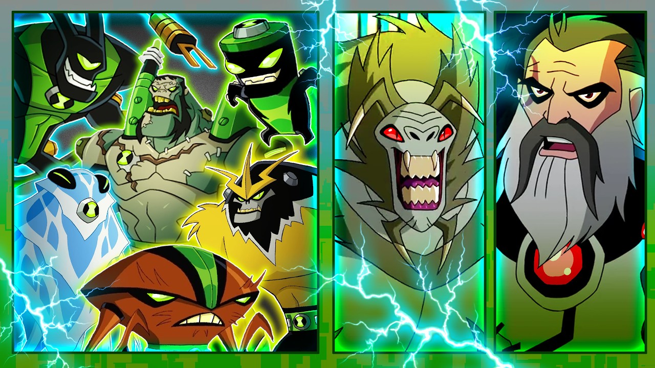 Comparing All of Ben’s Electric Aliens