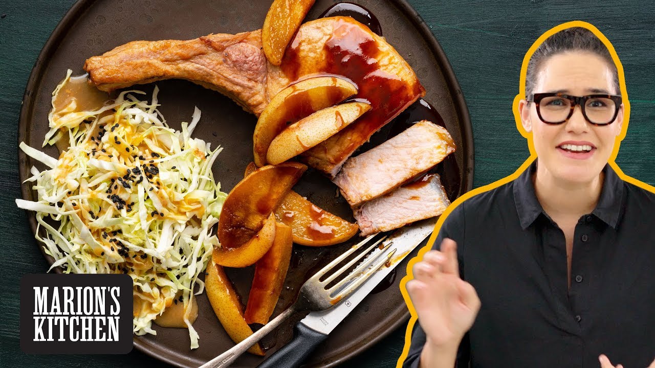 The EASIEST pork cutlet recipe with sticky Japanese pan sauce - Marion's Kitchen