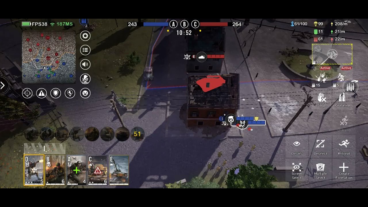 [War Alert: WWII PVP RTS] 2v2 TopBotHunter/Hertz Hertz vs Chachers/win win win