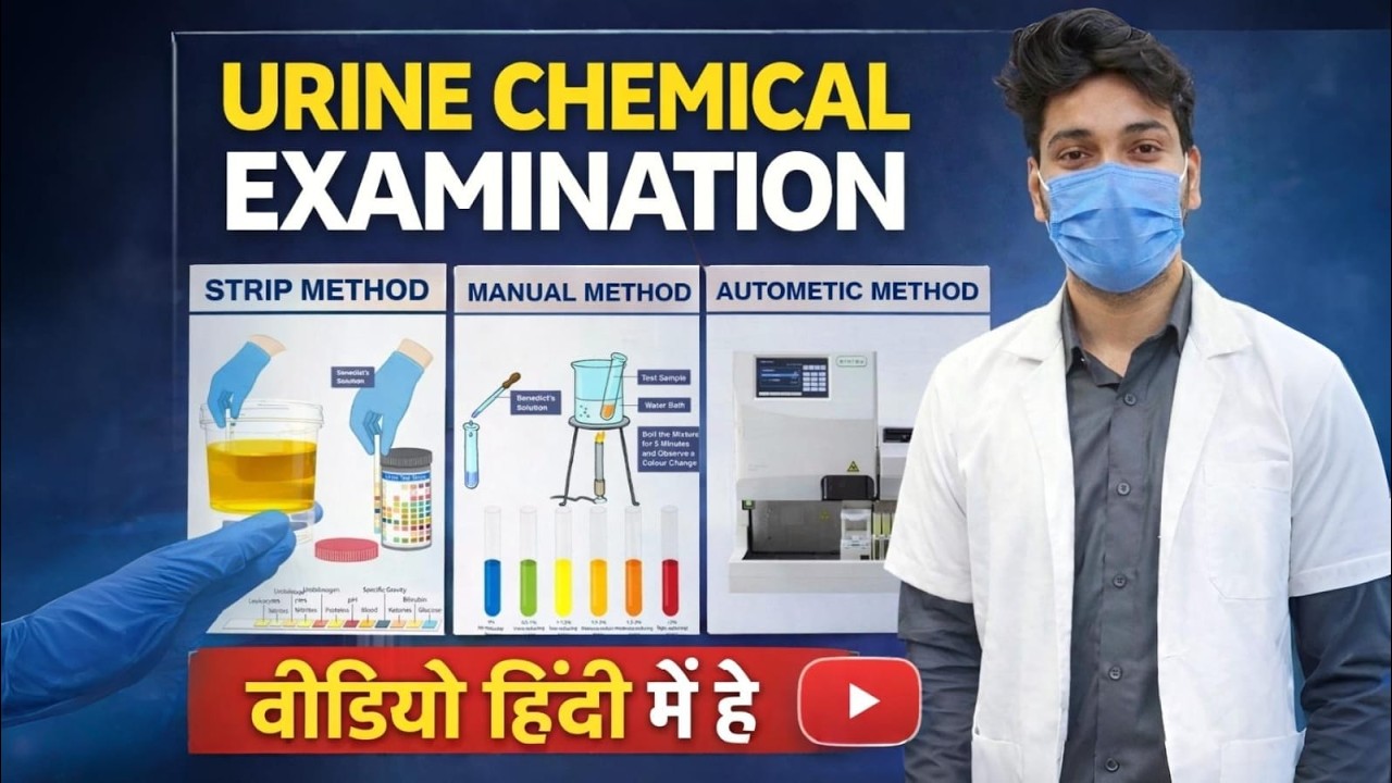 Urine Chemical Examination Explained | Lab Tests, Principles & Procedures | Hindi