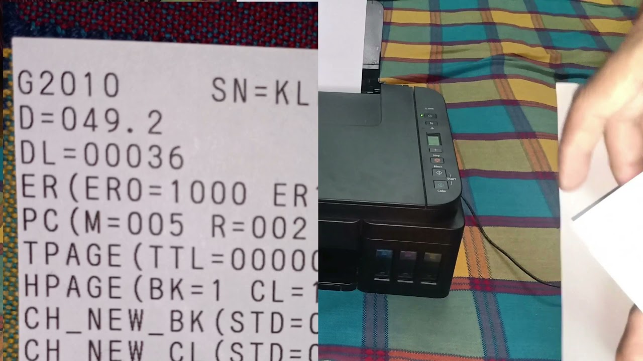E08 | e08 canon g2010 |canon g2010 e08 error in hindi | how to reset canon g2010