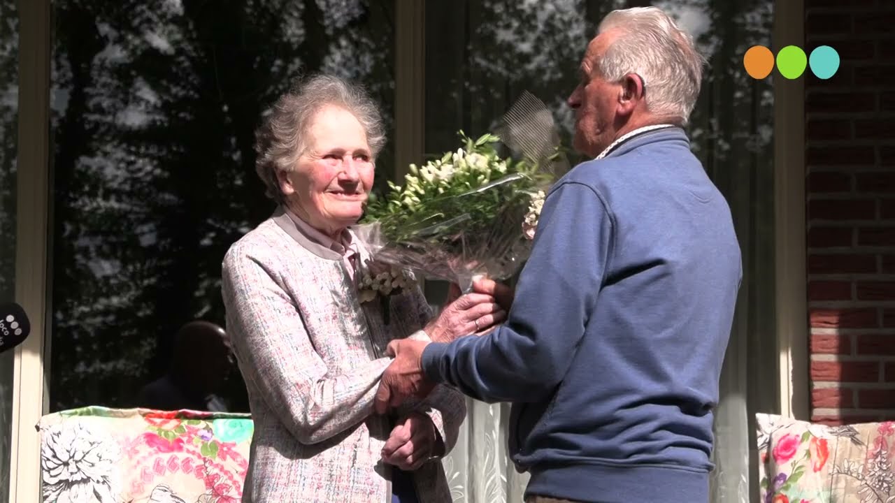 Echtpaar Wolfsen   van Bruinisse 65 jaar getrouwd