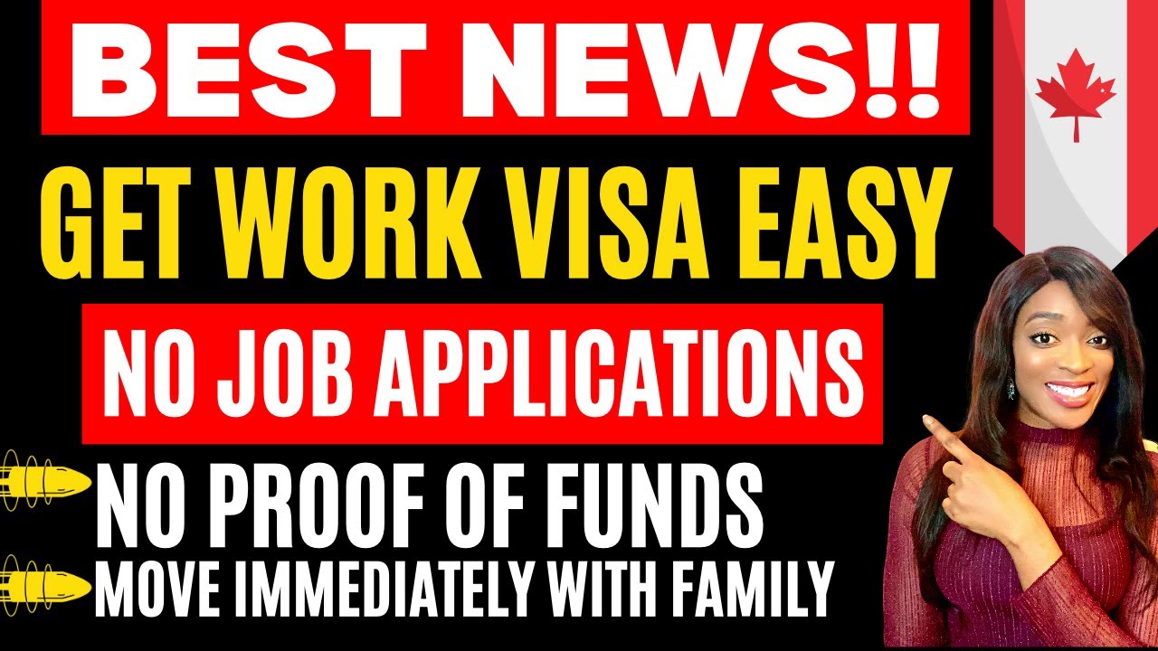 FREE CANADA WORK VISA WITHOUT APPLYING FOR JOBS || ALL OCCUPATIONS || MOVE WITH FAMILY