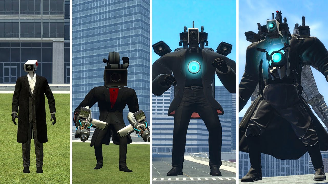 EVOLUTION OF UPGRADED TITAN CAMERAMAN BOSS In Garry's Mod! [skibidi toilet 50]