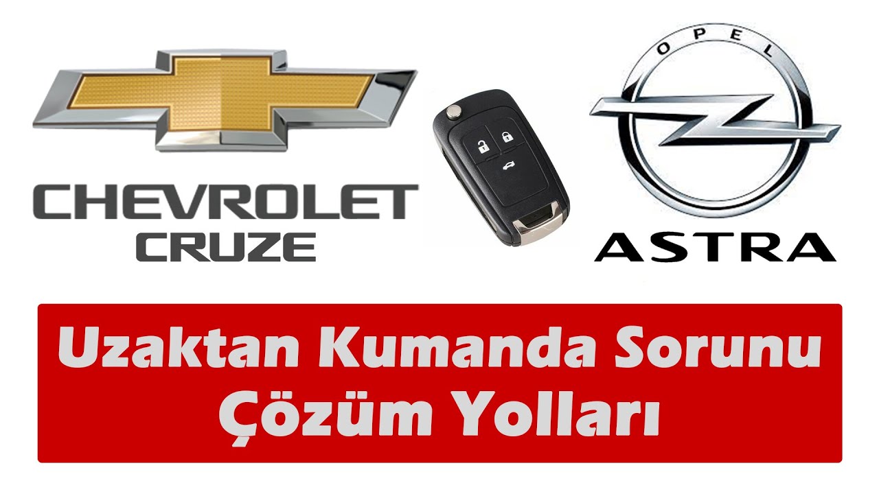 Chevrolet Cruze - Opel Astra J Uzaktan Kumanda Sorunu ve Çözümü + Kumanda Adaptasyonu