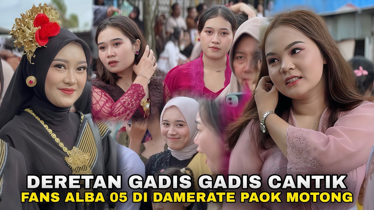 DERETAN GADIS CANTIK FANS ALBA 05 DI DAMERATE PAOK MOTONG BIKIN SALTING DAN GAGAL FOKUS