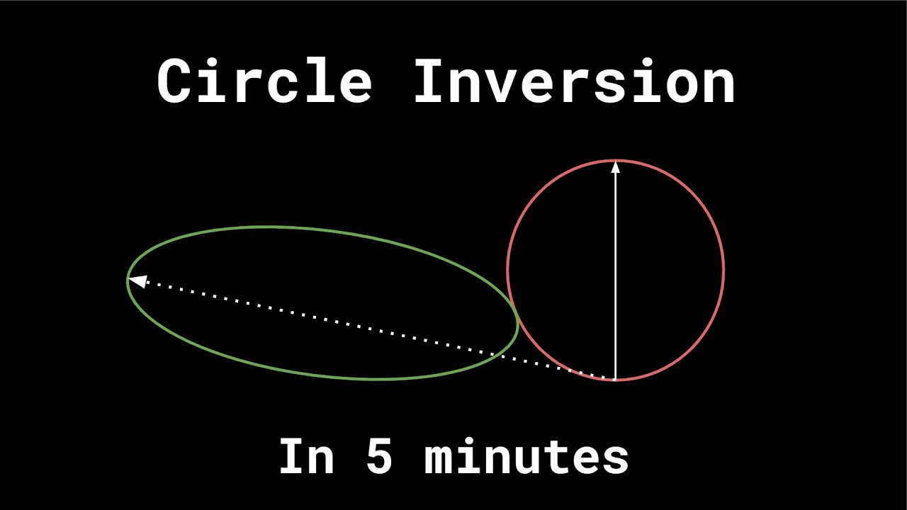 Inversion of a Circle in projective Geometry explained in 5 minutes.