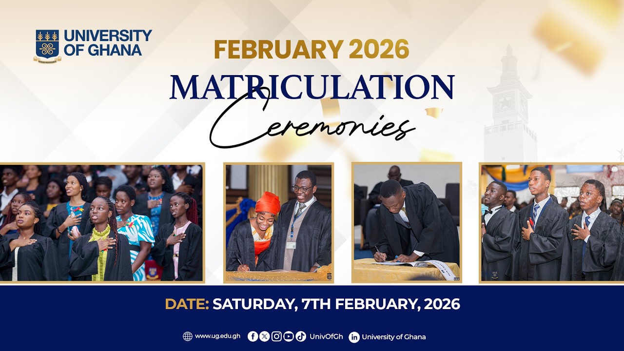 February 2026 Matriculation Ceremonies - Cedi Conference Centre - Morning Session
