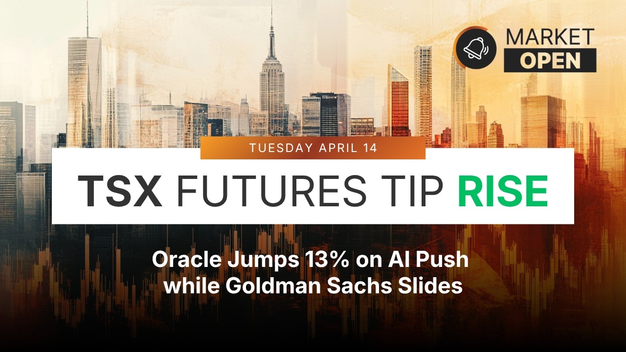 Market Open: Oracle Jumps 13% on AI Push while Goldman Sachs Slides