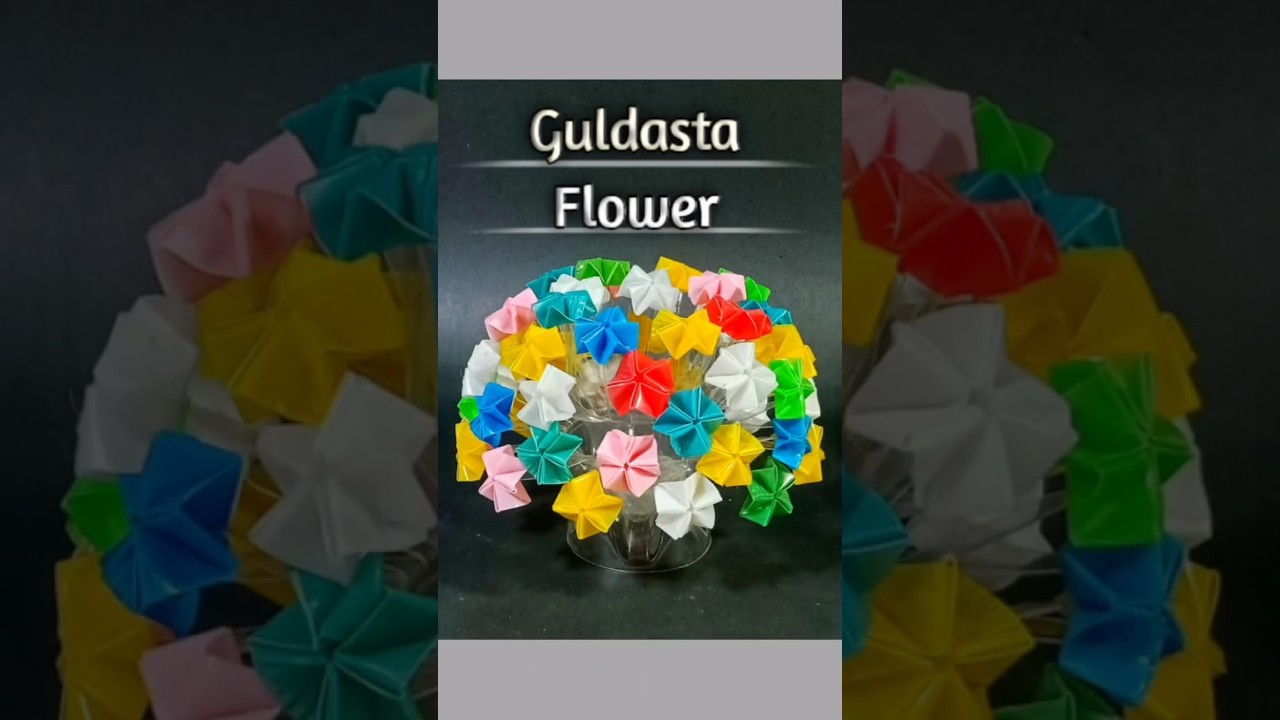 Guldasta Flowers Craft ideas/ Plastic Bottle Craft 