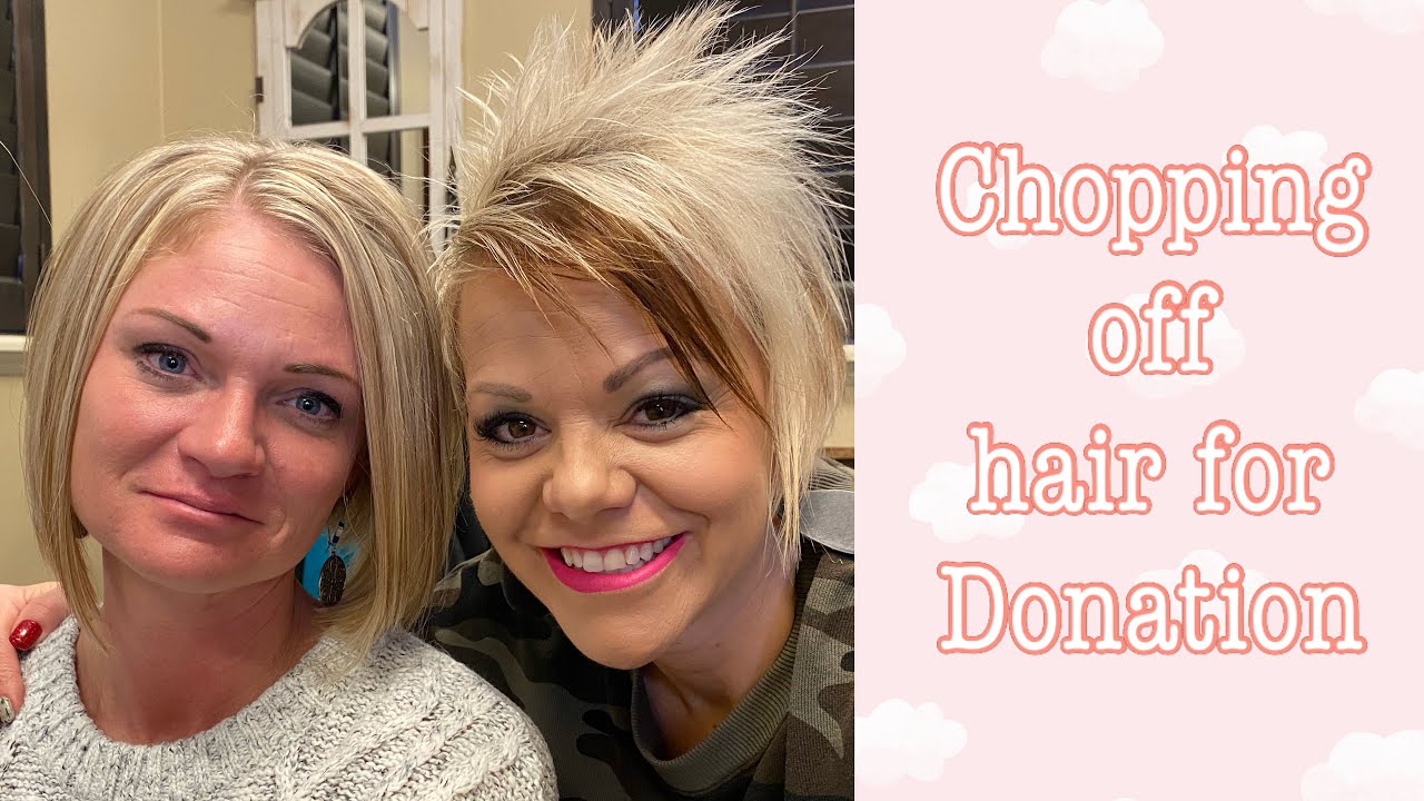 Client Chops Off Hair for Charity- New Haircut Reveal