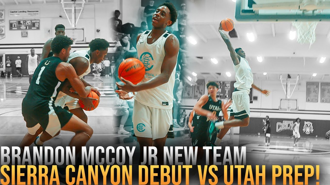 #2 Ranked PG Brandon McCoy Jr & Sierra Canyon GO AT AJ Dybansta’s Old Utah Prep Team!