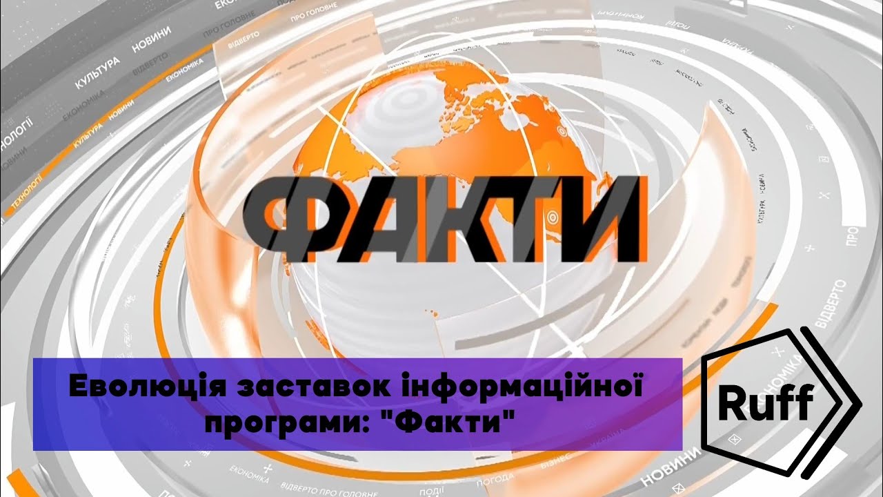 Історія заставок інформаційної програми: 