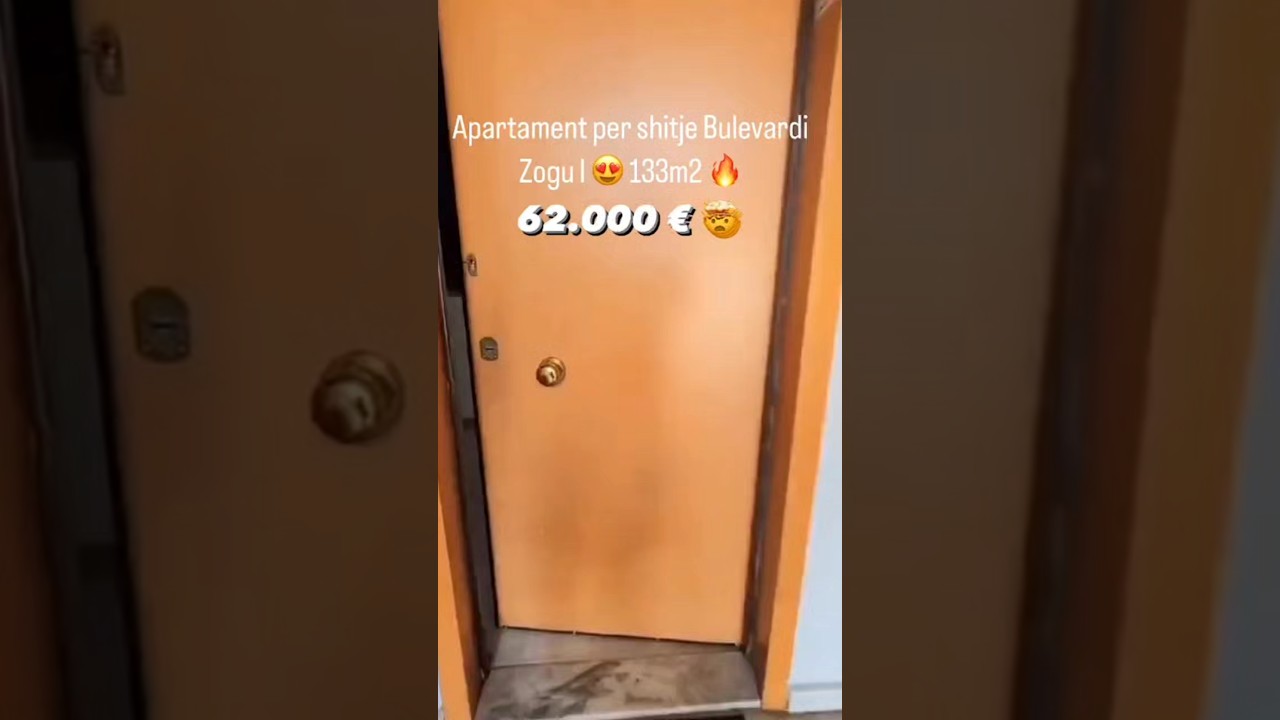 Apartament per shitje te Bulevardi Zogu 1 133 m&sup2; 🔥cmimi 62.000&euro; super okazion I diskutueshem