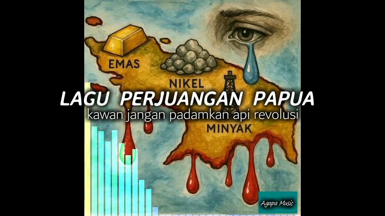 🌴agapa music🌴Kawan Jangan Padamkan Api Revolusi🌴lagu perjuangan papua🌴(official musik)