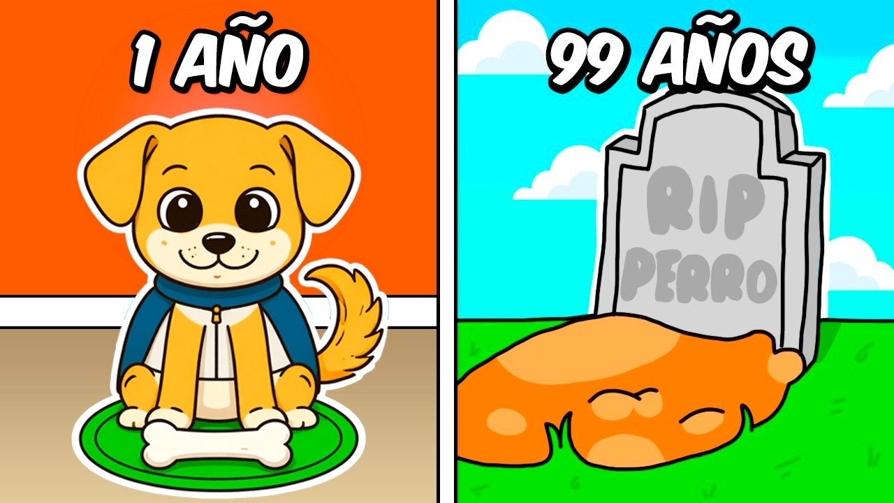 Un SIMULADOR DE VIDA de PERRO de 0 a 100 A&Ntilde;OS 🤩🐕