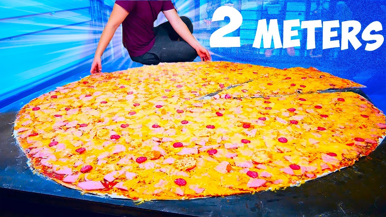 Zrobiłem gigantyczną 2-metrową pizzę