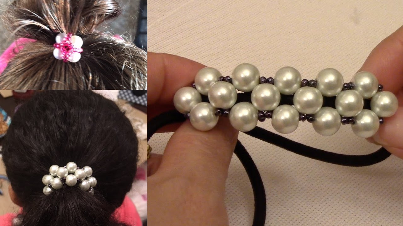Beaded Ponytail Elastic