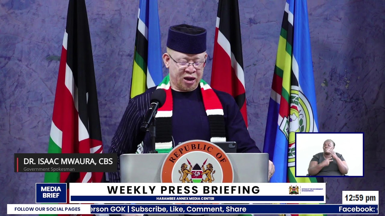 WEEKLY PRESS BRIEFING