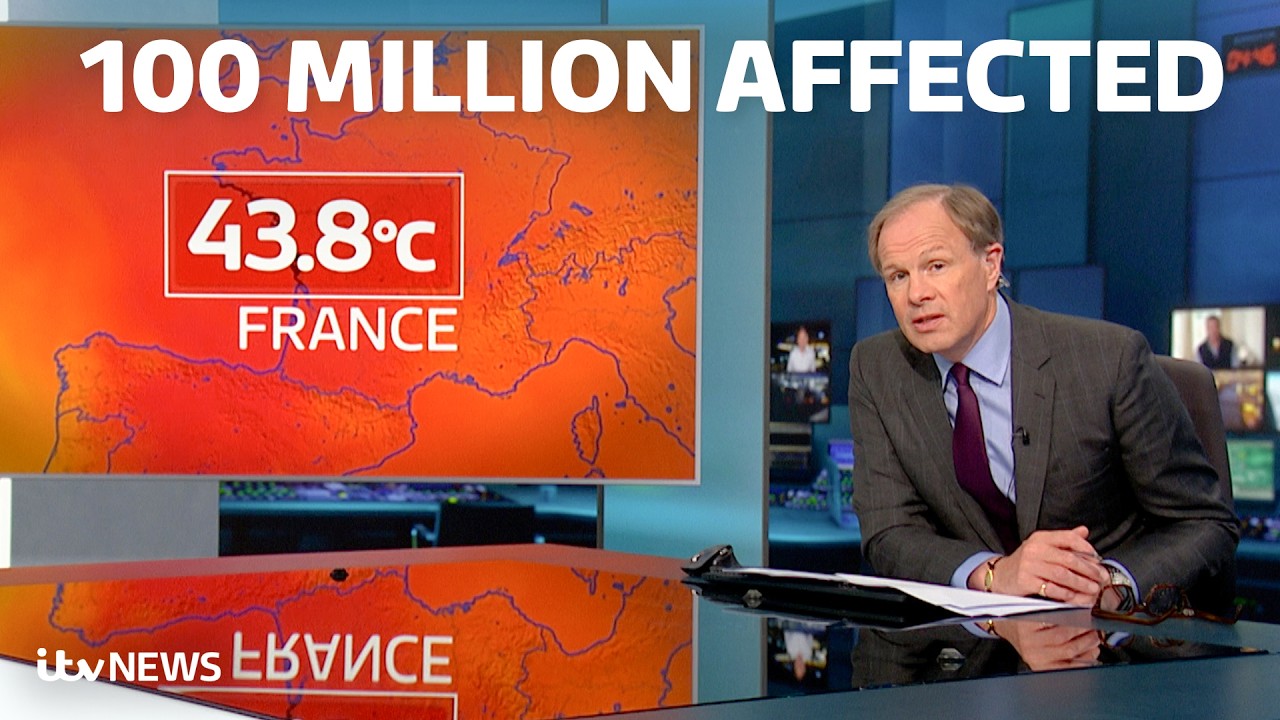 Thousands without power and tourists stranded as deadly heatwave intensifies across Europe