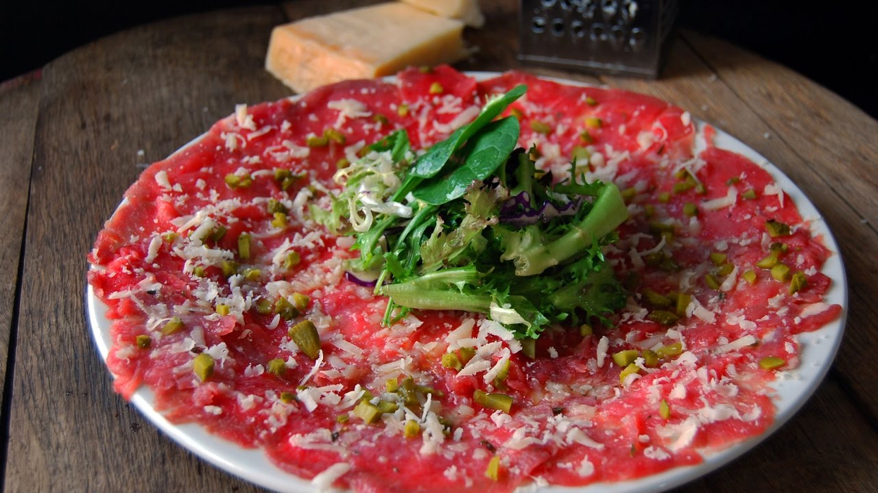 carpaccio de ternera