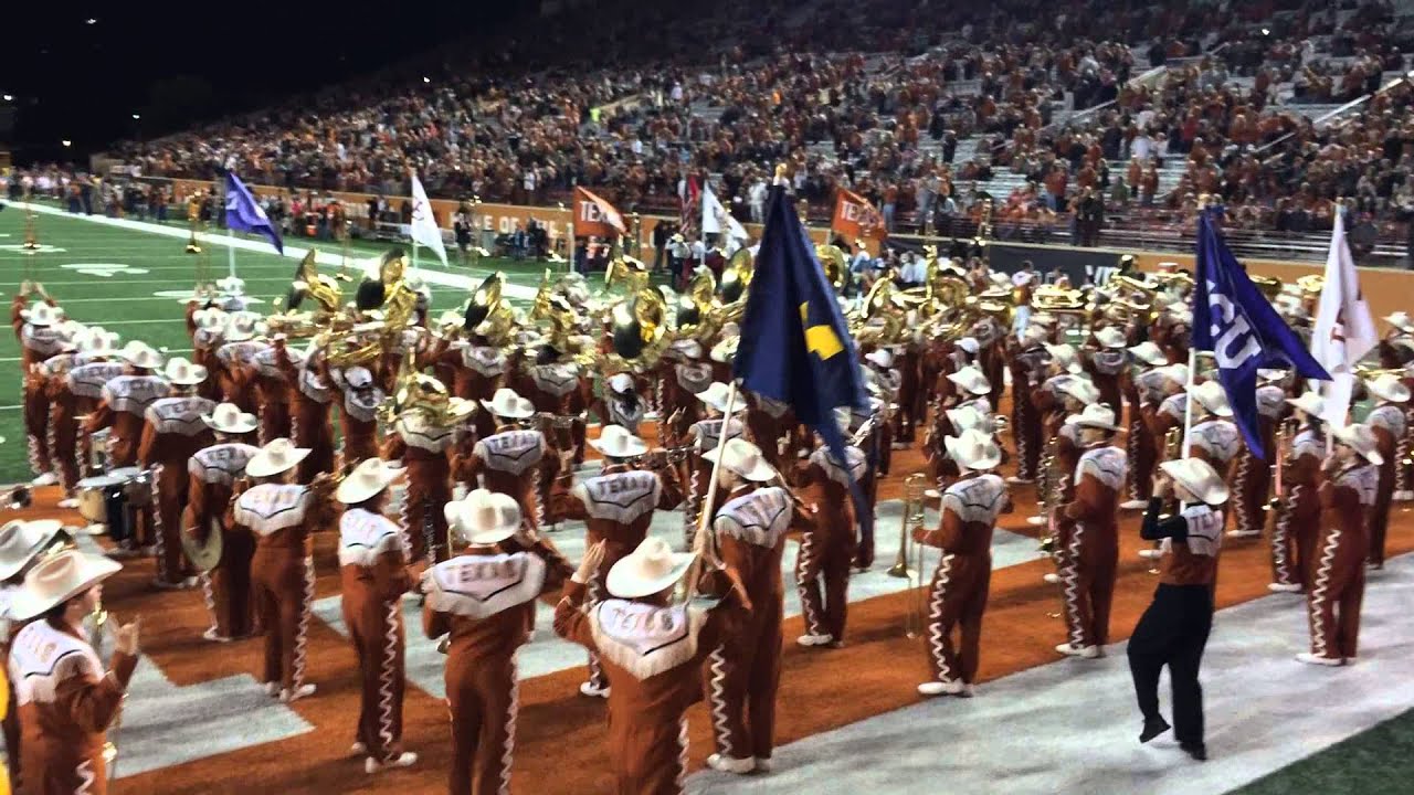 Texas Longhorn Band pre-game entrance into DKR Nov 7, 2015 Kansas vs. Texas