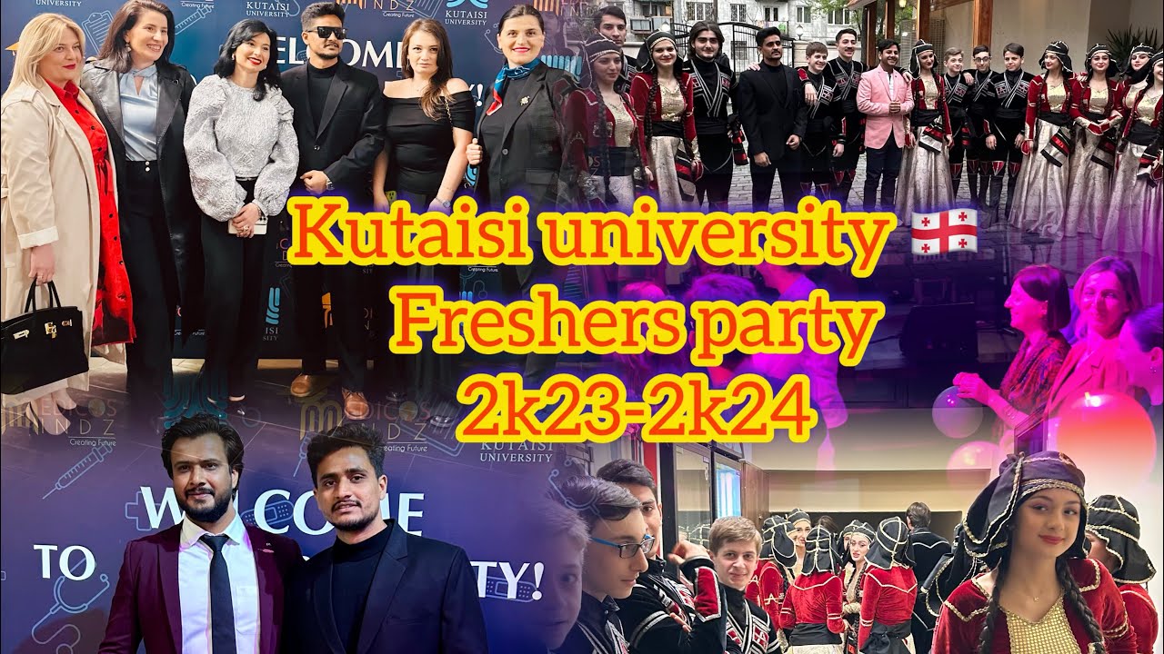 Mbbs Freshers party 2k23_2k24 | kutaisi university🇬🇪| medical students #mbbsabroad #youtube #georgia