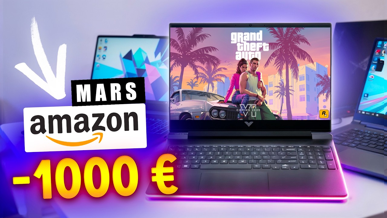 5 MEILLEURS PC PORTABLE GAMER PAS CHER MARS 2026 [-1000&euro; AMAZON]