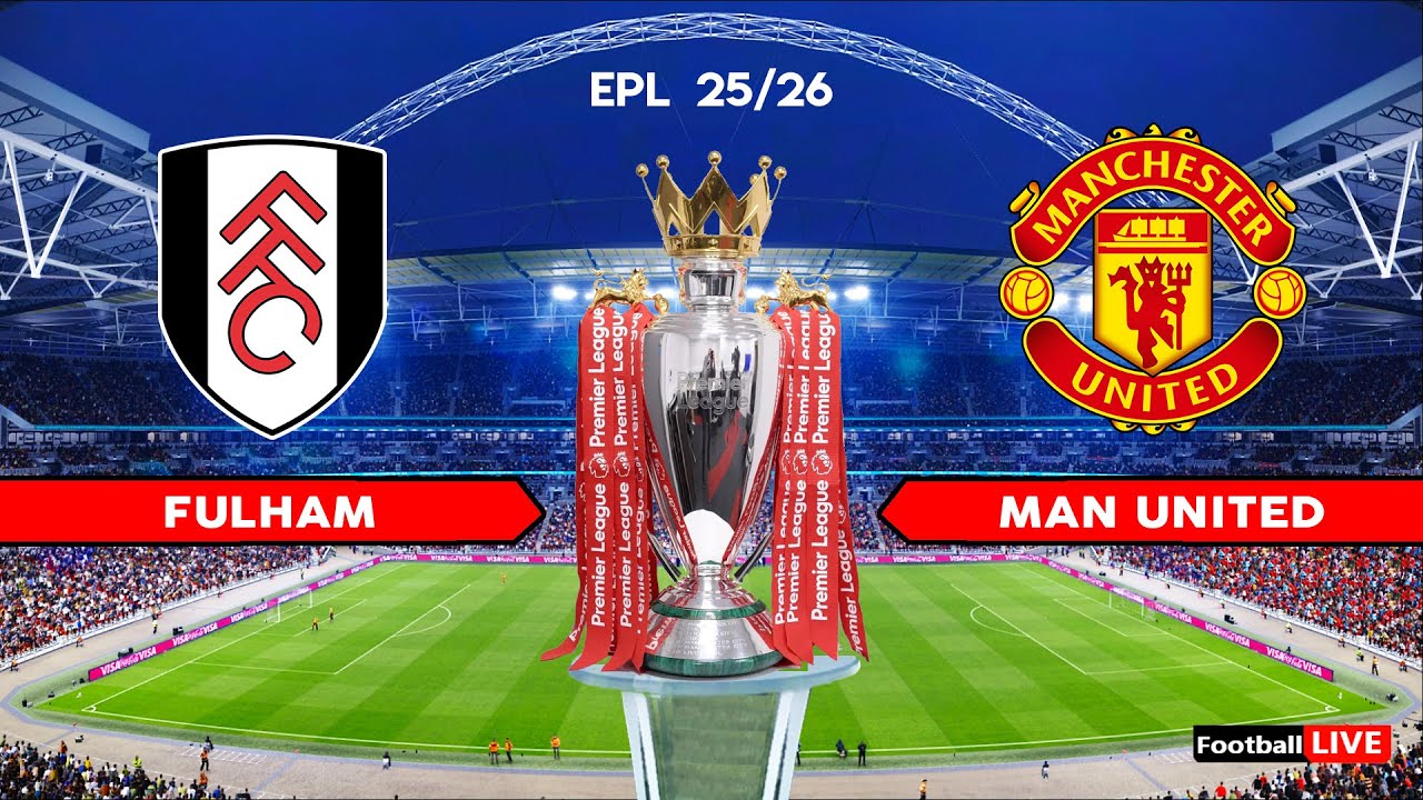 Fulham vs Manchester United - Premier League 2025/26 EPL | Full Match All Goals | Simulation PES