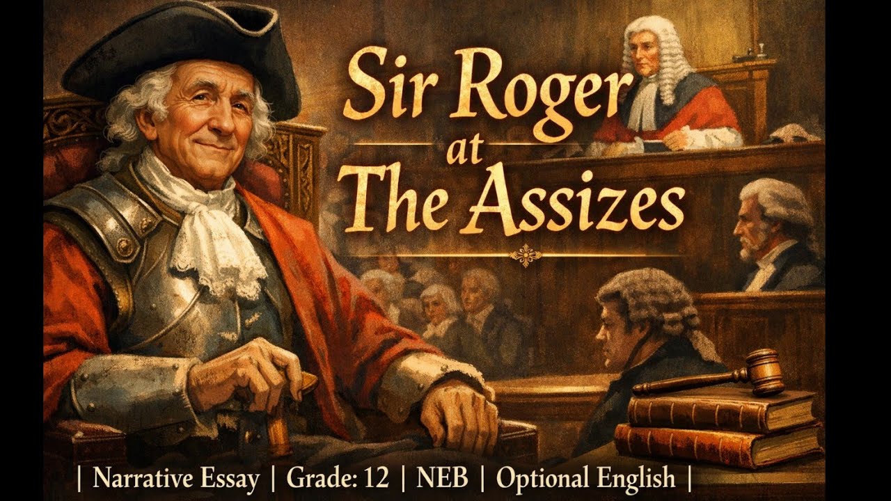 Sir Roger at the Assizes by Richard Steele | Summary, Exercise, MCQs|Class 12|Optional English| NEB