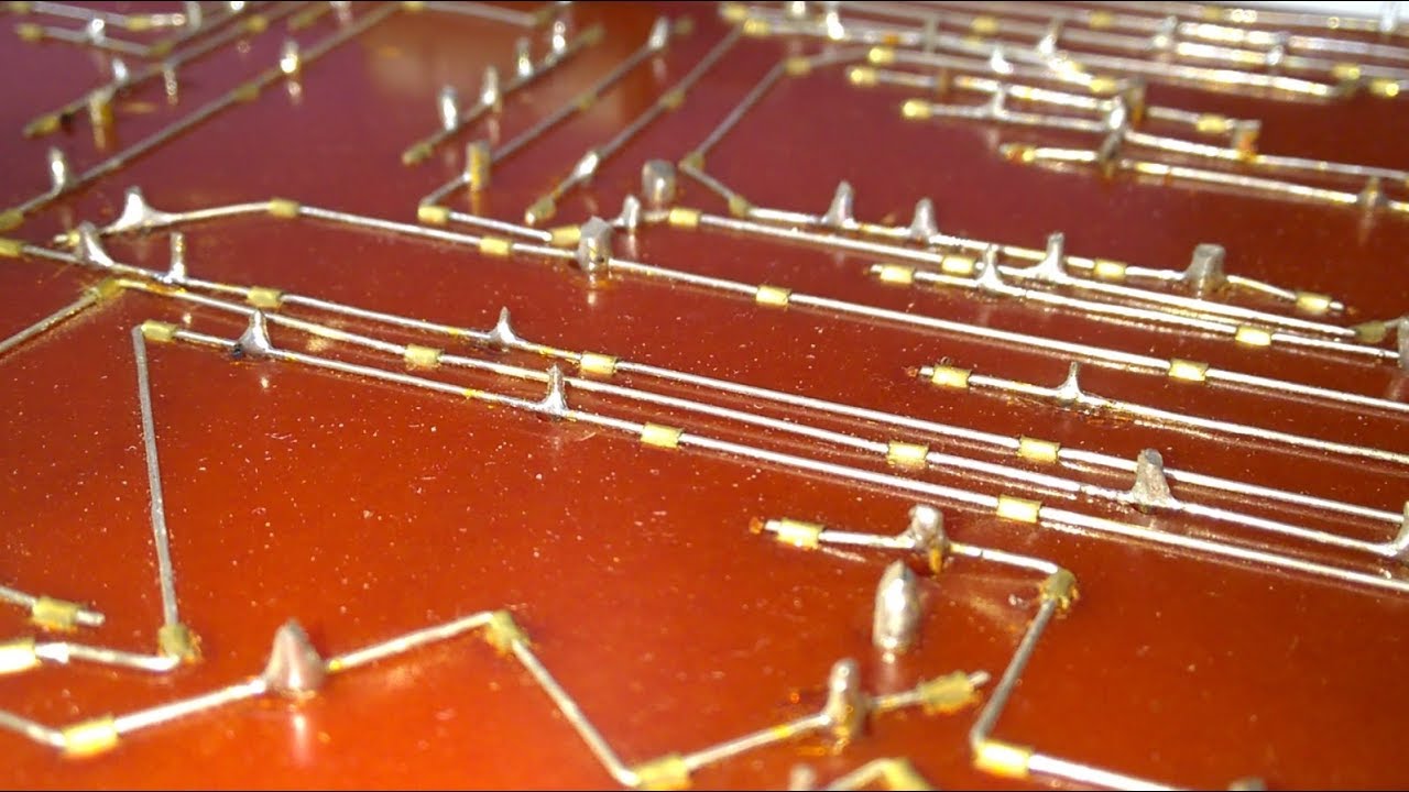 Weird 1964 Vintage PCB: Look at that! Siemens & Halske Board