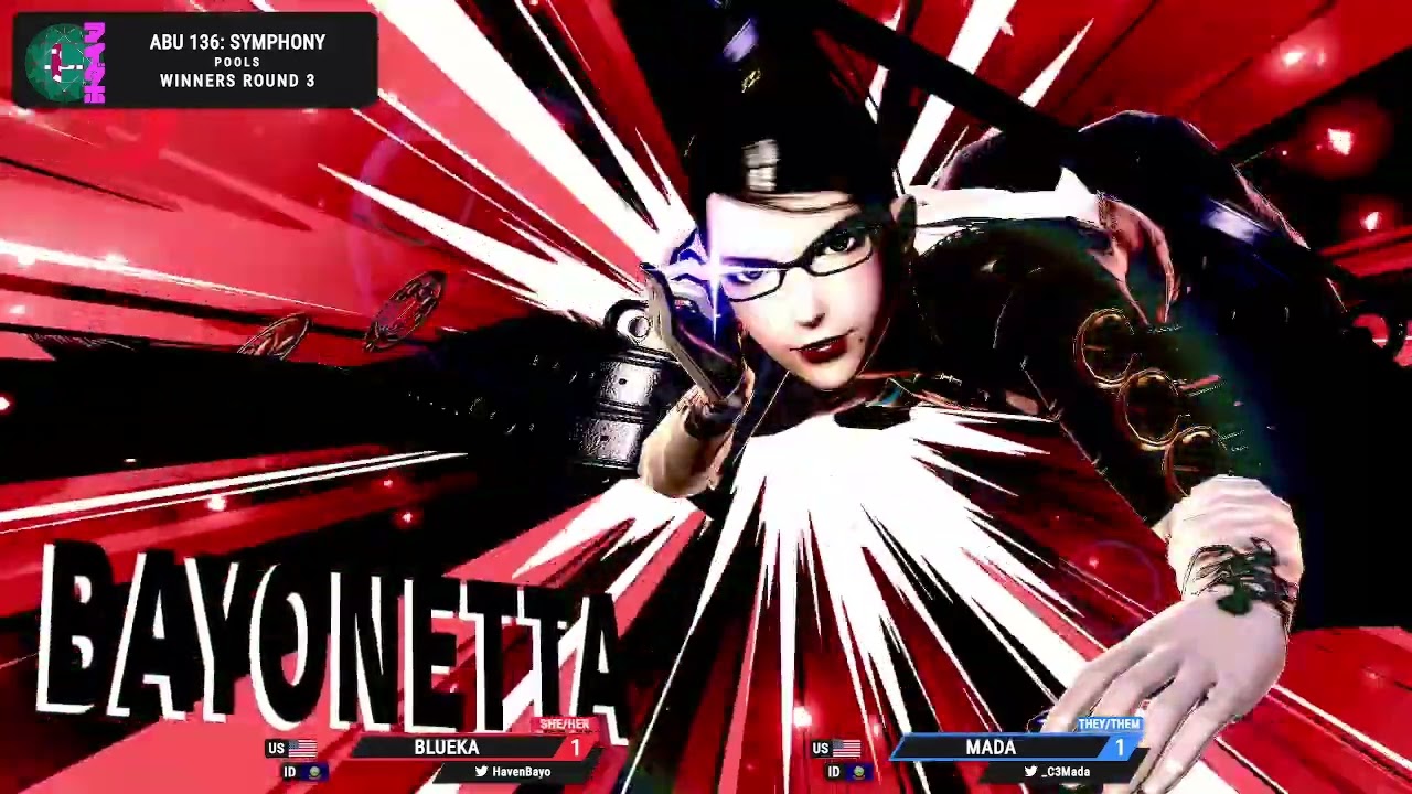 ABU 136: Symphony - Blueka (Bayonetta) vs Mada (Greninja)