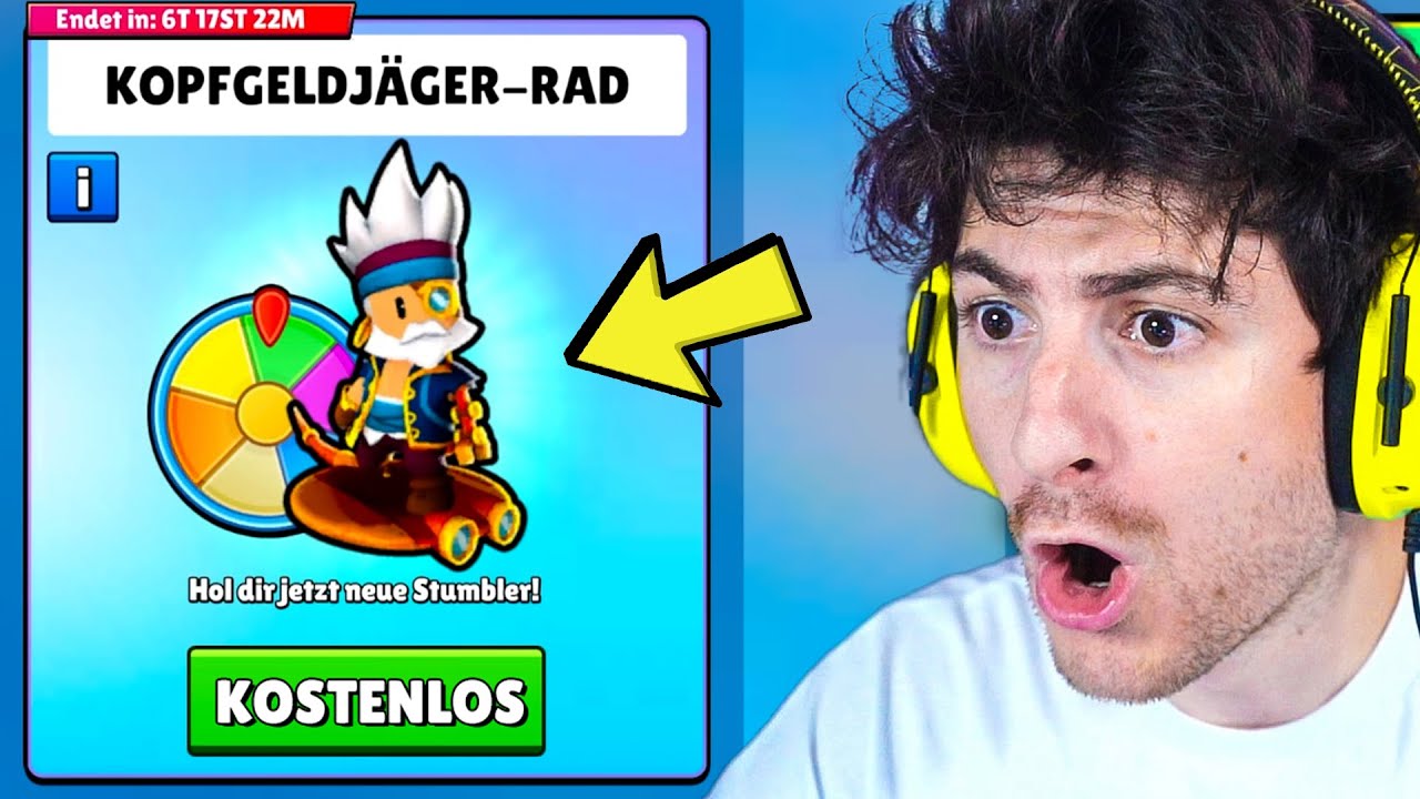 das *NEUE* KOPFGELDJÄGER-RAD in Stumble Guys ist DA!