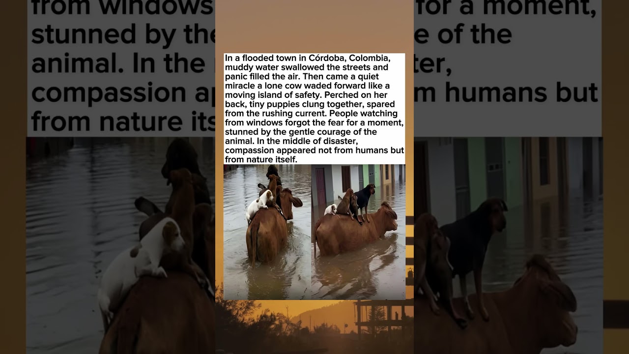 Cow Becomes Hero During Deadly Flood