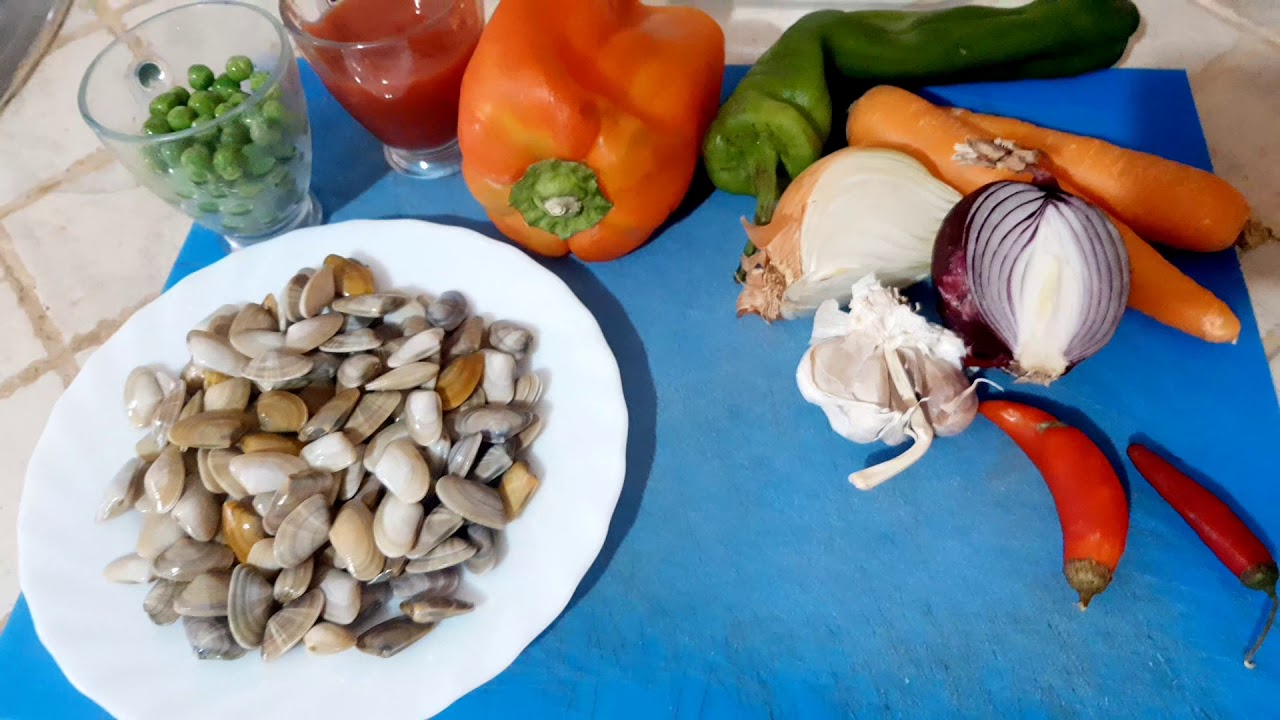 fideos con coquinas muy rica y s&uacute;per f&aacute;cil